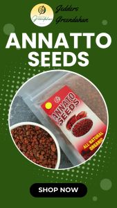 Greendahan Annatto Atsuete Seeds 200g -All Natural Premium Quality Spice