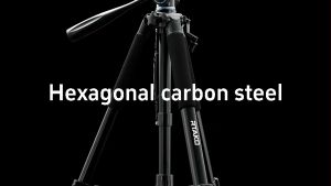 RTAKO K&F Concept X-Series 68 inch/172cm Carbon Fiber Camera Professional Photography Tripod with 36mm Metal Ball fluid Head Load Capacity 16KG/35.2lbs for Indoor Outdoor Use benro tripad