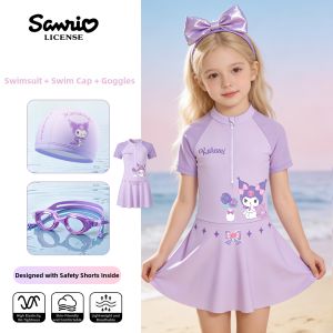 Mesuca | Girl Sun Protection Quick-Drying Swimsuit