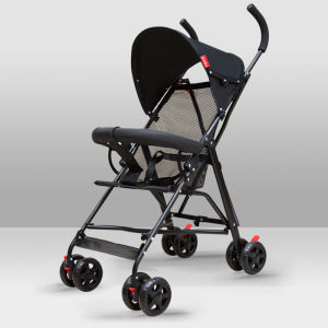 Baby Stroller Can Sit and Lie One-Click Car Collection Super Lightweight Shock Absorption Simple Newborn Baby Child Baby Folding Cart