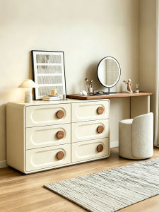 QUYUAN | Integrated Bedroom Vanity Dressing Table L Shaped