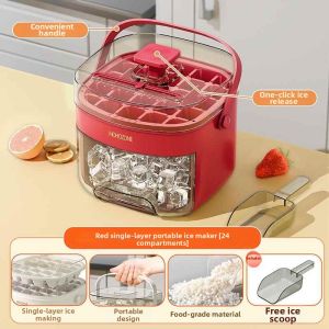 Large Capacity Easy-Release Ice Cube Tray