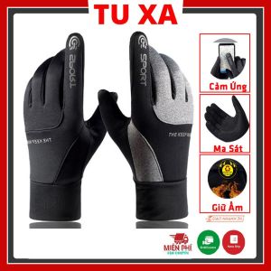 Găng tay xe máy mùa đông SPORT cảm ứng giữ ấm chống gió sương lạnh Tất Bao tay chống nắng nam nữ xe máy đi phượt Găng tay giữ ấm mùa đông chống gió Bao tay đi xe máy lót nỉ cho nam nữđi phượt che gió chống nắng