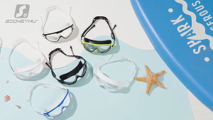 Fesyen dewasa mudah definisi tinggi anti-kabut bingkai besar kolam goggle peralatan renang musim panas