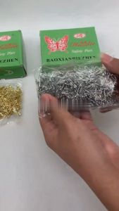 Klik-Beli (1 PACK ISI 500 PCS) Peniti Kecil Pack Gold Silver Peniti Serbaguna 2cm Baju Pin Pakaian Hijab Safety Pins