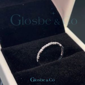 Nhẫn Nữ Kim Cương Thiên Nhiên Emerald Glosbe & Co Vàng 750 Mang Đến Vẻ Đẹp Quý Phái Và Sang Trọng - NTT19