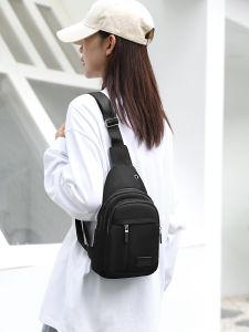 Womens Chest Bag K-style Casual Sports Shoulder Bag Convenient Travel Chest Bag Fashion New Arrival Womens Backpack Crossbody Bag