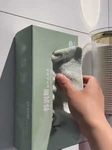 20pc/box Reusable Dishcloth Microfiber Cleaning Rags Absorbent Dishwashing Towels for Home Kitchen