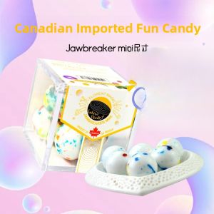 Ferron Jawbreaker Hard Candy 6 Pieces Transparent Trick Or Treat 90g Cannot Bite Or Swallow Imported from Canada Traditional Candy