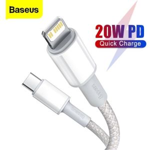 Cáp sạc nhanh Baseus High Density Braided Fast Charging Data Cable Type C to Lightning 20W CATLGD