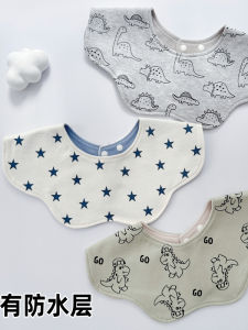 360 Degree Petal Pure Cotton Waterproof Saliva Towel for Babies And Toddlers MIMUHOUSE Brand Saliva Bibs for Infant Care