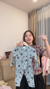 Bộ Thu Đông Dài Tay Bé Trai In Hình Ngộ Nghĩnh Mềm Mại Co Giãn 8 ~ 21kg - KimKim Kids