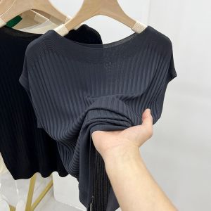 Tank Top Inner Knit Wearable Silk Shirt