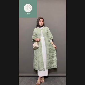 MALLIKA OUTER BROKAT PREMIUM LENGAN RUFFLE