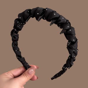 Elegant Starry Hairband Womens New 2025 Anti-slip High Hairline Hairband Pressed Hair Face Washing Hair Clip Fashionable Hair Accessories