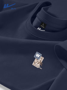 Warrior | Comfortable Loose Fit Mens T-shirt Navy Cotton Short Sleeve