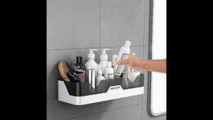 TaffHOME Rak Gantung Kamar Mandi Organizer Storage Rack