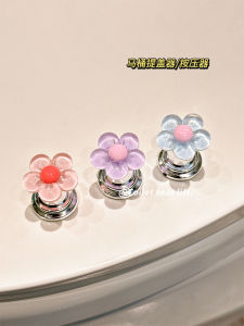 เครื่องเปิดฝาปิดน้ำส้วมแบบไม่เปื้อน อุปกรณ์ทำความสะอาดในห้องน้ำ ที่กดปุ่มสำหรับทำเล็บ อุปกรณ์เสริมเครื่องดูดส้วมแบบใช้ในบ้าน