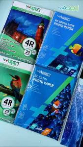 RC Rough Satin Photo Paper A4 Yasen 260GSM 20 Sheets Waterproof Premium Inkjet