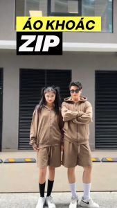 Áo Hoodie Zip trơn chân cua vải 100% COTTON cao cấp