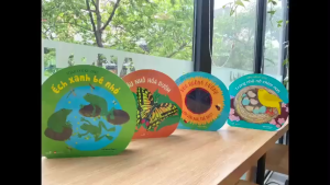 Sách Vòng đời kỳ diệu - Hoa hướng dương - Ếch xanh bé nhỏ - Sâu nhỏ hóa bướm - Trứng nhỏ nở chim non - Vizibooks