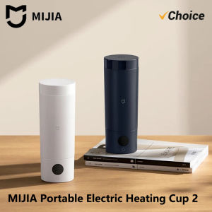 NEW XIAOMI Mijia Portable Electric Kettle 2 Thermos Cup Fast Water Boiler 350ml Smart Temperature Insulated Kettle Travel - CN