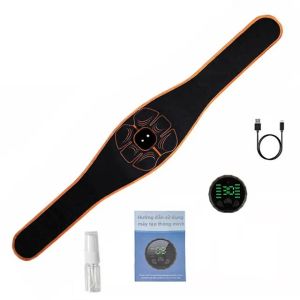 Máy Kích Thích Cơ ABS EMS Huấn Luyện Viên Rung EMS Thiết Bị Tập Thể Dục Tại Nhà Máy Mát Xa Thể Hình USB Sạc Eo Tập Thể Dục Bụng