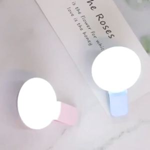 Portable Mini Selfie Fill Light 3 Light Modes Adjustable Brightness Selfie Lights Rechargeable Version