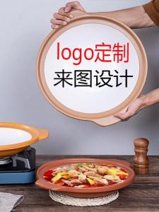 Nồi Đất Sét Hai Màu Dùng Cho Nhà Hàng Nồi Nấu Khô Miệng Sâu Nồi Nấu Bằng Gốm Chịu Nhiệt Độ Cao Nồi Nấu Bằng Gốm Dùng Cho Nhà Hàng