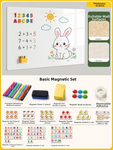 TONGMUXING | Magnetic Movable Whiteboard Canvas for Drawing and Teaching