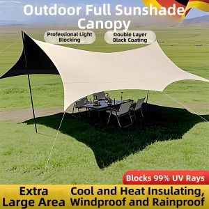 Portable Sun-Blocking Insulated Wind-Proof Rain-Resistant Tent