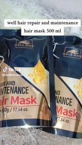 WELL HAIR Hair Mask Maintenance Hair Care Good For Dry Frizzy 500ml WH-H014