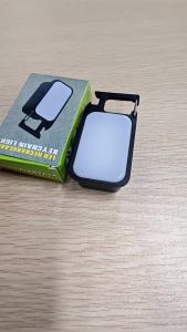1/2PCS Mini Backpack Flashlight 4 Mode LED Portable COB Flash Light Rechargeable Keychain Light Camping Hiking Pocket Flashlight