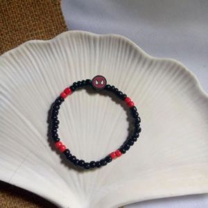 Gelang Spiderman MILES AND GWEN | Gelang Superhero | Gelang Manik Lucu | Gelang Couple.