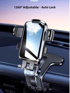 Car Mounted Phone Holder Multi Functional Anti Shock Absorption Fixed Vent Sunshade Dashboard Navigation Support Bracket