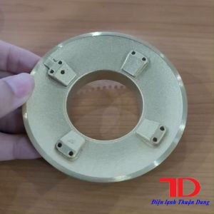 Mâm chia lửa bếp gas 43 - 78mm ĐỒNG chữ JAPAN Mâm chia lửa 4 cụm NHỎ-LỚN Đầu đốt bếp ga Sen đồng Điện lạnh Thuận Dung