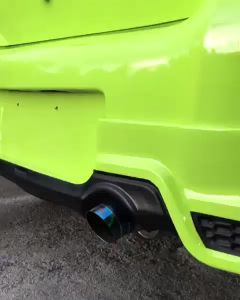 Knalpot Mobil JS Racing Rainbow Stenlis Suara Bass Kering