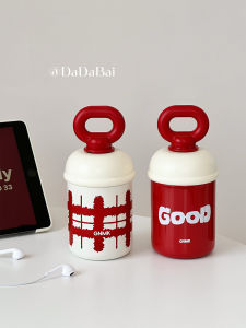 Portable Mini Insulated Water Bottle 2024 New Womens High Aesthetic Value Crossbody Small Size Stainless Steel Cup