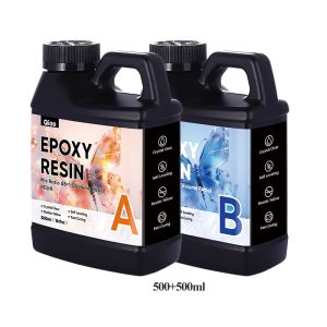 Crystal Clear Epoxy Resin Kit for River Tables Art Casting & Coating | High Gloss Bubble-Free Formula Epoxy Resin