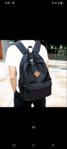Tas Ransel Distro Tas Punggung Cowo Tas Sekolah Hitam