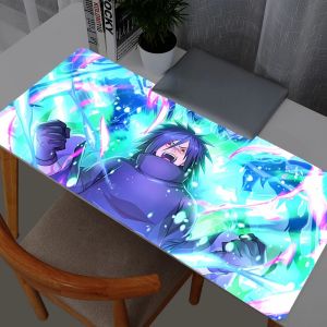 Bandai | Naruto Uchiha Madara Mouse Pad Gamers Decoracion Gamer Desk Mat Mousepad XXL Gaming Accessories Varmilo Keyboard Carpet