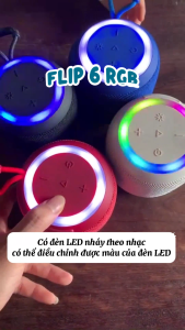 Loa Bluetooth Flip6 RGB Kiểu Dáng Hiện Đại Âm Thanh To Rõ Nghe Nhạc Cực Đã Sử Dụng Mọi Lúc Mọi Nơi