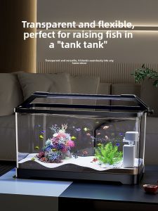 HUICHONG | Desk Mini Aquarium with Filter and Oxygen All-in-One Set