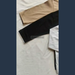 Free Peci Atasan Kurta Kaos Anak Laki-Laki Bahan Cotton Combed 30s Lengan 3/4 Simple Polos