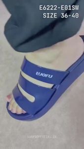 Sandal Wanita Luofu - Sendal Selop Ringan / Sandal Karet Impor Terbaru - Mommy Home.