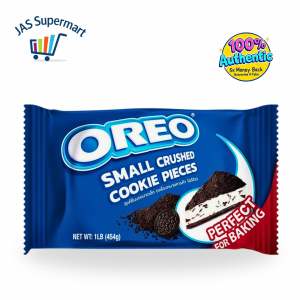 Oreo Small Crushed Cookie Pieces 454g Perfect for Baking Desserts Ice Cream Toppings Milkshake Mix