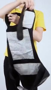 Magnetik Terapi Punggung Penghangat Perut Punggung Bahu Rompi Tourmaline Posture Corrector Brace