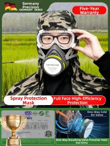 TAODUN | Toxic-Proof No-Fog Full Face Protection Transparent High-Clarity Dustproof Mask