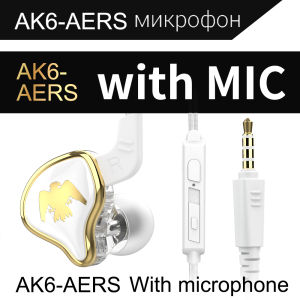 QKZ | QKZ AK6 Ares EDX PRO 1DD Dynamic Earphones HIFI Music Sport Earbuds In Ear Earphones Sport Noise Cancelling Headset EDXPRO DQ6 Z