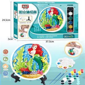 KiddoZone Gypsum Painting DIY Handmade Graffiti Filled Color Toys Kids Creative Hands-on Educational Toys Gifts for Boys and Girls